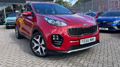 Used Kia Sportage GT-Line 136 HP (100 kW) 2017 Red SUV