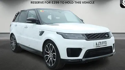 Used Land Rover Range Rover Sport HSE 250 HP (183 kW) 2021 Fuji white SUV