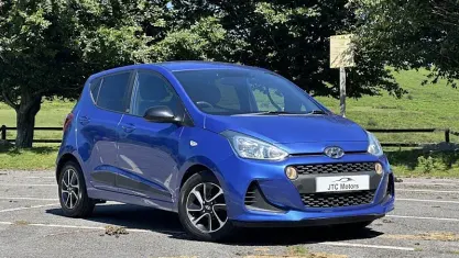 Used Hyundai i10 GO! 67 HP (49 kW) 2018 Blue Hatchback