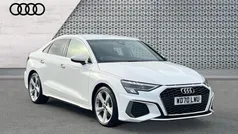 White Used 2021 Audi A3 S-Line Sedan | £23,101 (Fair price)