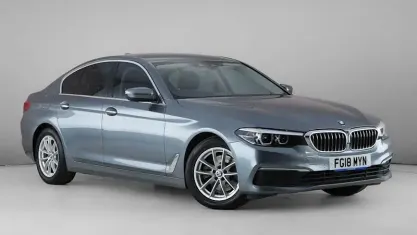 Used BMW 520 190 HP (139 kW) 2018 Blue Sedan