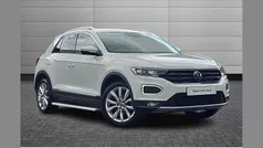 Pure white Used 2021 VW T-Roc SEL SUV | £20,395 (Fair price)