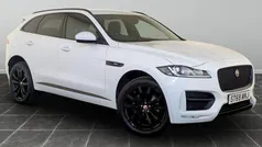 White Used 2019 Jaguar F-Pace R-Sport SUV | £19,295 (Fair price)