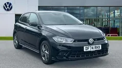 Black Used 2025 VW Polo R-line Hatchback | £22,059 (Fair price)