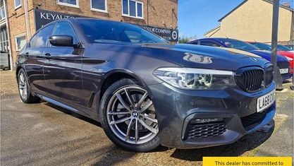 Begagnad BMW 520 M Sport 190 HK (139 kW) 2018 Grå Sedan