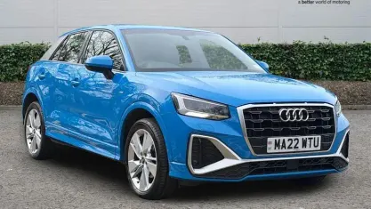 Used Audi Q2 S-Line 150 HP (110 kW) 2022 Blue SUV