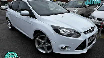 White Used 2014 Ford Focus Titanium Hatchback | £5,750 (Fair price)