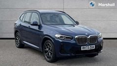 Phytonic blue metallic paint Used 2023 BMW X3 M Sport SUV | £37,011 (Fair price)
