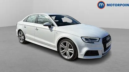 Used Audi A3 S-Line 150 HP (110 kW) 2017 White Sedan