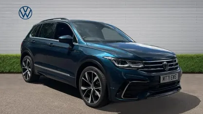 Used VW Tiguan R-line 150 HP (110 kW) 2022 Blue SUV