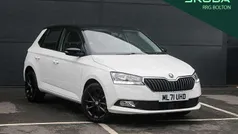 Candy white black magic pearl effect Used 2021 Skoda Fabia SE Hatchback | £12,695 (Fair price)