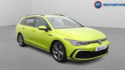 Used VW Golf VIII R-line 150 HP (110 kW) 2022 Yellow Estate