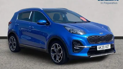 Used Kia Sportage GT-Line S 136 HP (100 kW) 2020 Blue SUV