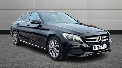 Black Used 2017 Mercedes C350e Sedan | £8,395 (Fair price)