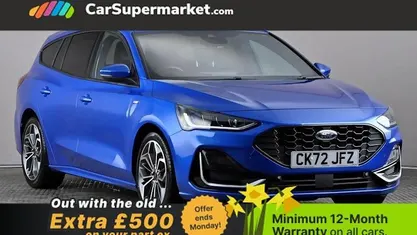Used Ford Focus ST-Line 125 HP (91 kW) 2022 Blue Estate
