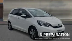 Special solid platinum white Used 2021 Honda Jazz Hybrid Hatchback | £15,922 (Fair price)