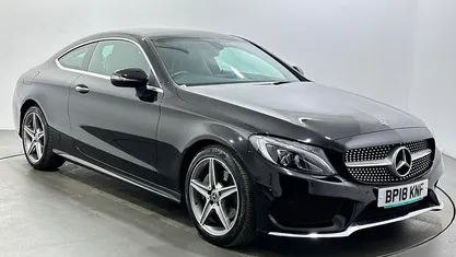 Used Mercedes C200 AMG Line Premium 184 HP (135 kW) 2018 Black Coupe