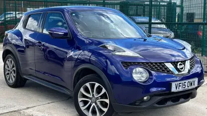 Used Nissan Juke Tekna 110 HP (80 kW) 2015 Blue SUV