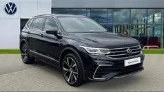 Black Used 2025 VW Tiguan Allspace R-line SUV | £33,995 (Fair price)