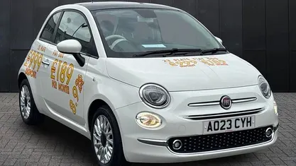 White Used 2023 Fiat 500 Hatchback | £9,192 (Fair price)