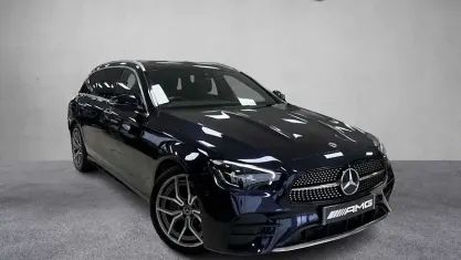 Used Mercedes E200 AMG line 200 HP (147 kW) 2023 Blue Estate