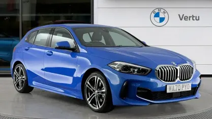 Used BMW 118 M Sport 140 HP (102 kW) 2020 Misano blue Hatchback