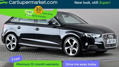 Begagnad Audi A3 e-tron Performance 150 HK (110 kW) 2017 Svart Halvkombi
