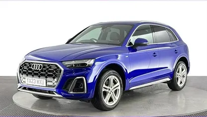 Blue Used 2023 Audi Q5 S-Line SUV | £32,920 (Fair price)