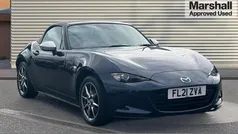 Blue Used 2021 Mazda MX5 Inclusive Cabriolet | £21,153 (Fair price)