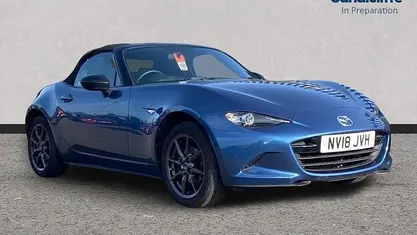 Used Mazda MX5 131 HP (96 kW) 2018 Blue Cabriolet