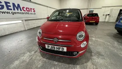 Used Fiat 500 Lounge 69 HP (50 kW) 2019 Red Hatchback