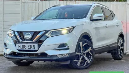 White Used 2018 Nissan Qashqai S SUV | £8,281 (Fair price)