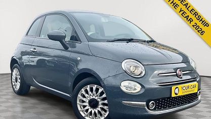 Used Fiat 500 Lounge 69 HP (50 kW) 2019 Grey Hatchback