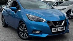 Blue Used 2018 Nissan Micra N-Connecta Hatchback | £9,790 (Fair price)