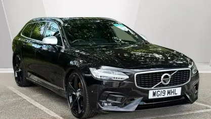 Used Volvo V90 R-Design Pro 235 HP (172 kW) 2019 Black Estate