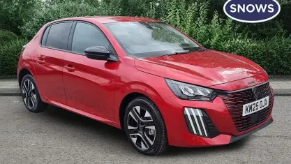 New Peugeot 208 Allure 102 HP (75 kW) 2025 Red Hatchback