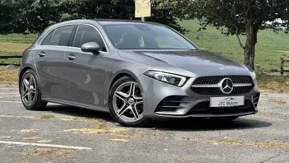 Used Mercedes A200 AMG line 163 HP (119 kW) 2019 Grey Hatchback