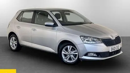 Silver Used 2021 Skoda Fabia SE Hatchback | £6,295 (Fair price)