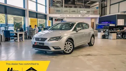 Used Seat Leon SE 105 HP (77 kW) 2014 Silver Hatchback