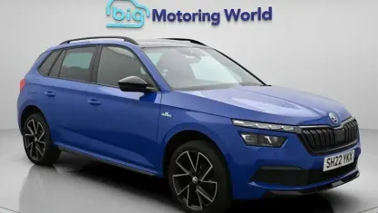 Used Skoda Kamiq Monte Carlo 150 HP (110 kW) 2022 Blue SUV