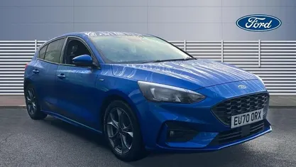 Blue Used 2020 Ford Focus ST-Line Hatchback | £11,018 (Fair price)