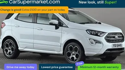 Used Ford Ecosport ST-Line 125 HP (91 kW) 2022 White SUV