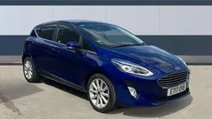 Blue Used 2017 Ford Fiesta Titanium Hatchback | £9,967 (Fair price)