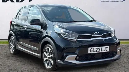 Used Kia Picanto X-Line 67 HP (49 kW) 2023 Black Hatchback