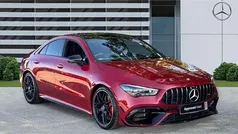 Red Used 2024 Mercedes CLA45 AMG Coupe | £52,857 (Fair price)