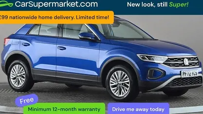 Used VW T-Roc Life 110 HP (80 kW) 2023 Blue SUV