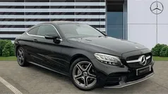 Black Used 2021 Mercedes C200 AMG line Coupe | £23,915 (Fair price)