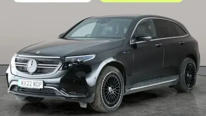 Used Mercedes EQC400 AMG line 300 kW (408 HP) 2022 Black SUV