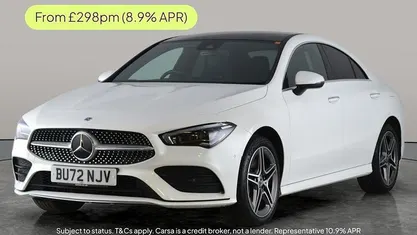 White Used 2022 Mercedes CLA250e AMG Line Premium Plus Sedan | £19,899 (Fair price)