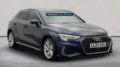 Blue Used 2022 Audi A3 e-tron S-Line Hatchback | £21,261 (Fair price)
